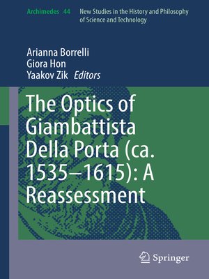cover image of The Optics of Giambattista Della Porta (ca. 1535–1615)